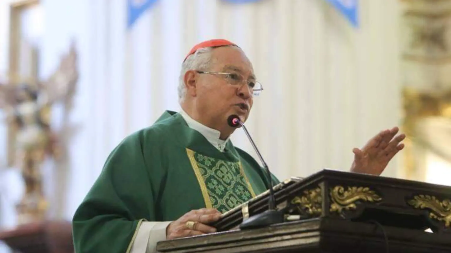 el cardenal José Francisco Robles Ortega Foto. Francisco Rodríguez